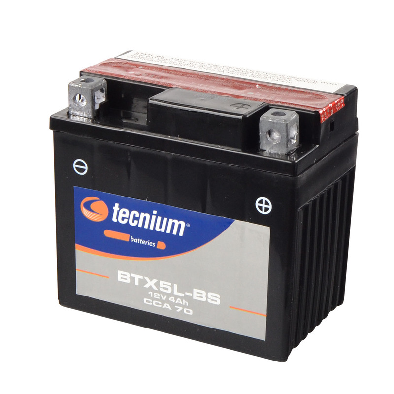 TECNIUM Wartungsfreie Batterie mit Säurepack - BTX5L-BS