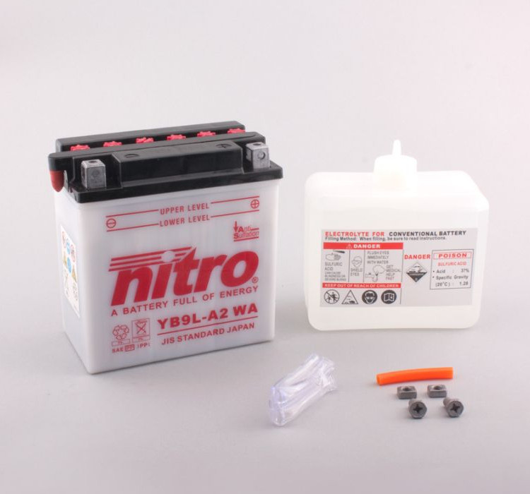 Batterie Nitro YB9L-A2 9AH WA