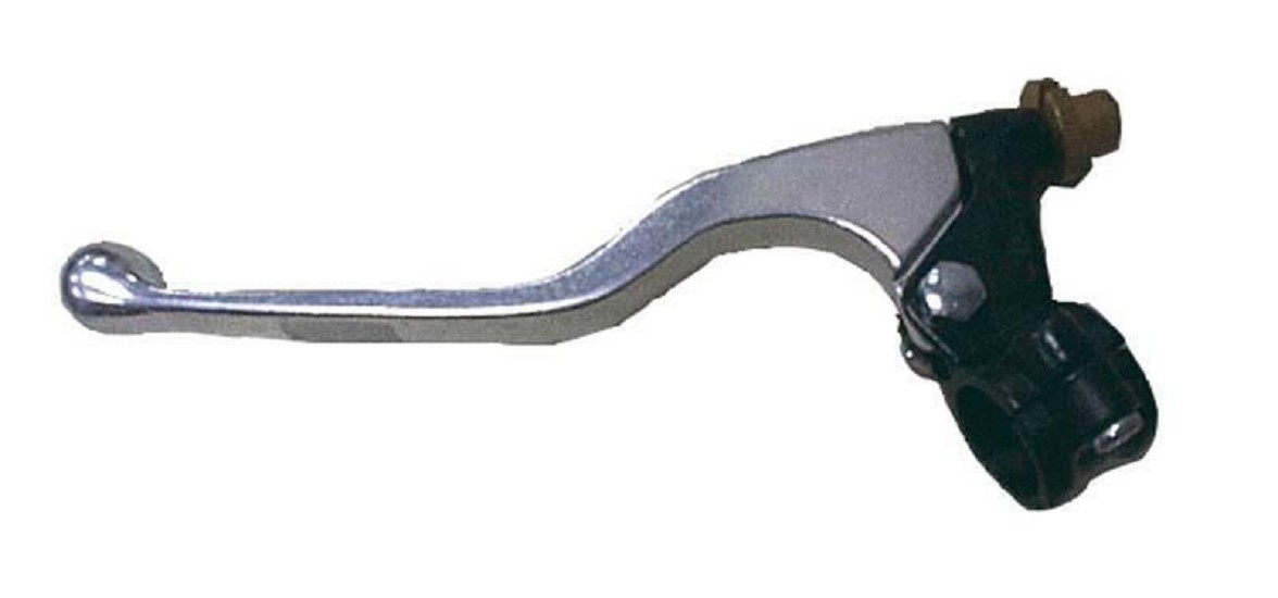 BIHR Kupplungshebel lang und Hebelhalter Aluminium gegossen poliert/schwarz universal BIHR Kupplungshebel lang und Hebelhalter Aluminium gegossen poliert/schwarz universal