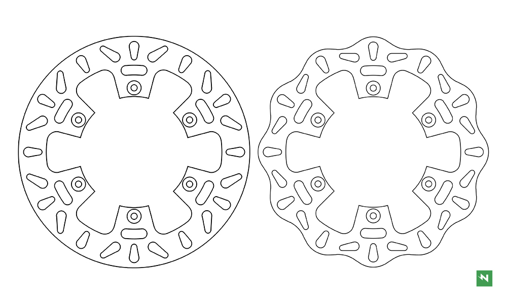 Bremsscheibe DF5317A (4 mm) ,starr Ø aussen/innen: 240/115,1 mm, Lochkreis: 133 mm 6-Loch (6,5 mm) Bremsscheibe DF5317A (4 mm) ,starr Ø aussen/innen: 240/115,1 mm, Lochkreis: 133 mm 6-Loch (6,5 mm)