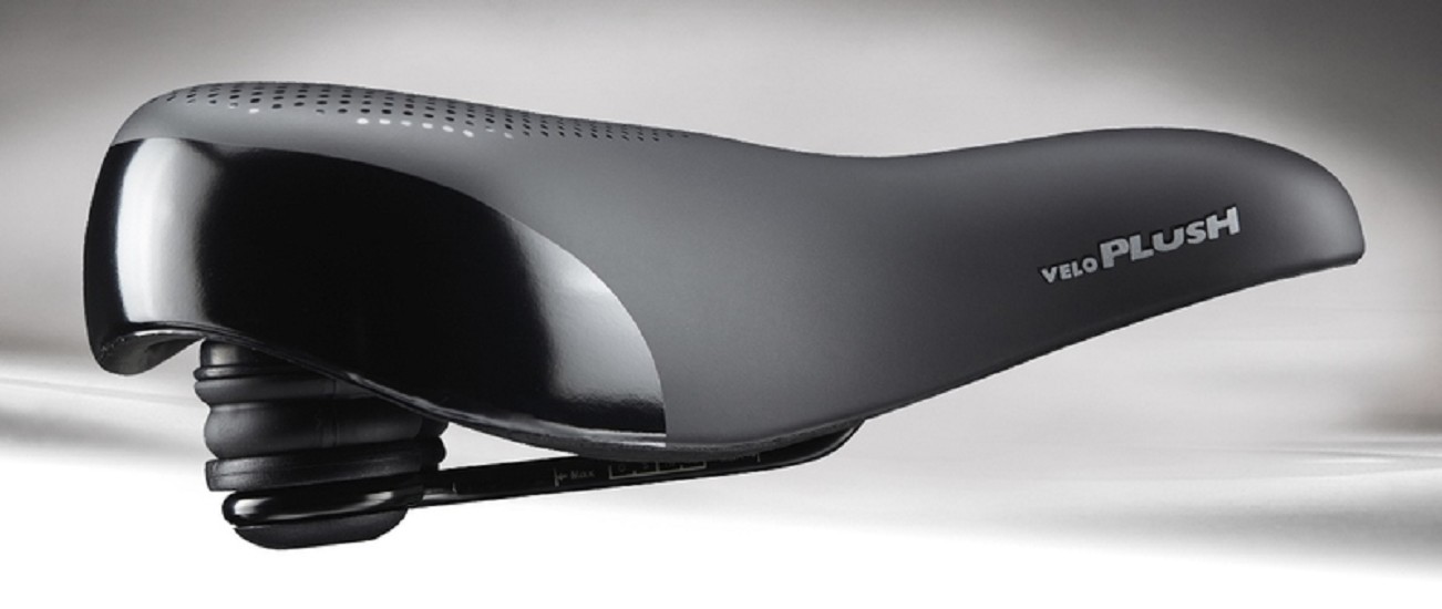 VELO Bike Saddle Zone Cut Black VELO Bike Saddle Zone Cut Black