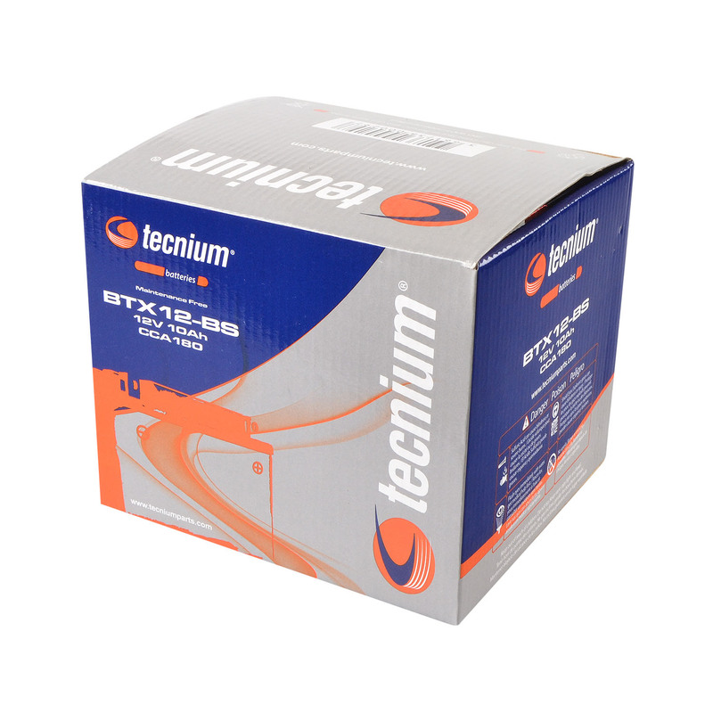 TECNIUM Wartungsfreie Batterie mit Säurepack - BTX12-BS
