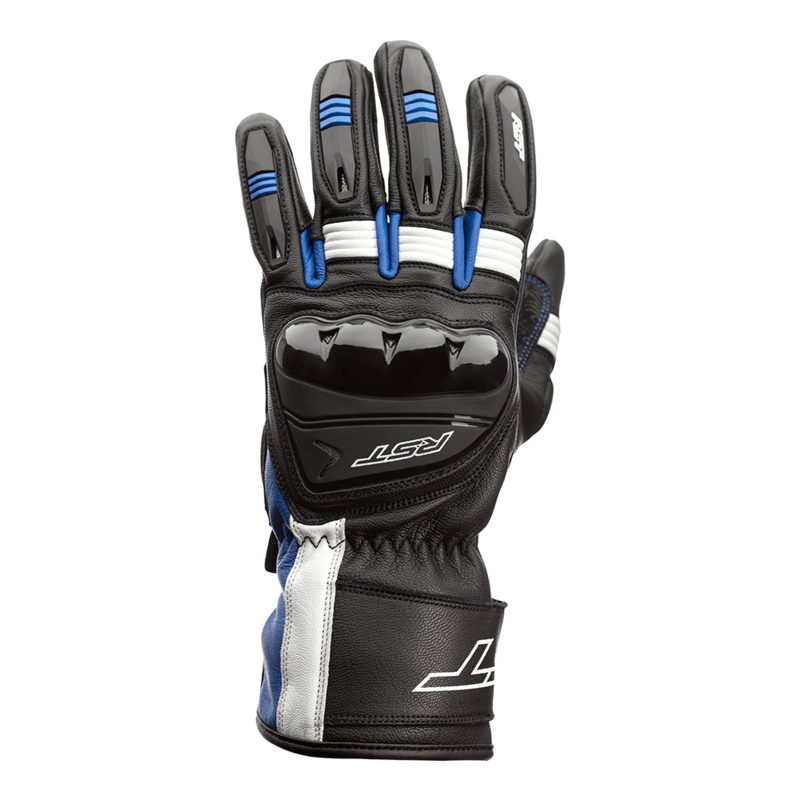 RST Pilot CE Handschuhe - Schwarz/Blau/Weiß Größe 12