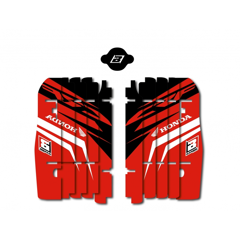BLACKBIRD Dream Graphic 4 Kühlerlamellen Grafik-Kit passend für Honda CRF 250 BLACKBIRD Dream Graphic 4 Kühlerlamellen Grafik-Kit passend für Honda CRF 250