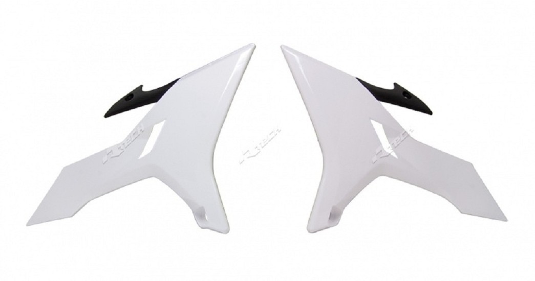 RACETECH Kühlerspoiler Revolution weiß passend für Yamaha YZ125/250 RACETECH Kühlerspoiler Revolution weiß passend für Yamaha YZ125/250