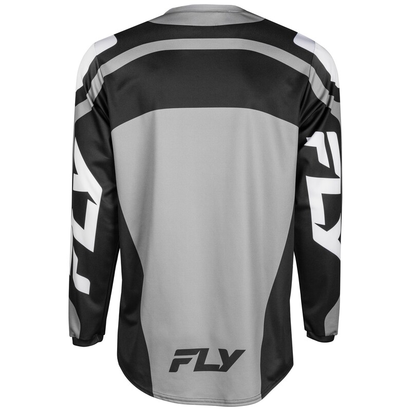 FLY RACING F-16 Jersey - Grau/Schwarz/Weiß FLY RACING F-16 Jersey - Grau/Schwarz/Weiß