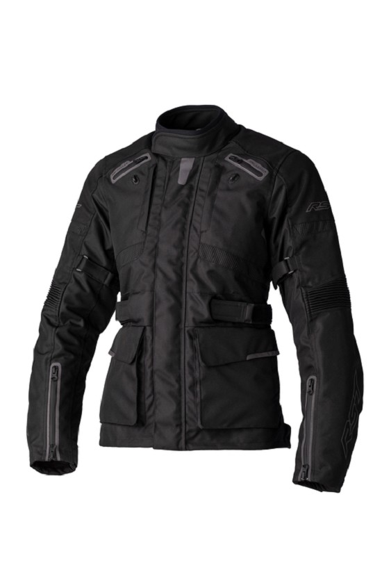 RST Damen Endurance CE Textil-Jacke - Schwarz/Schwarz Größe XS