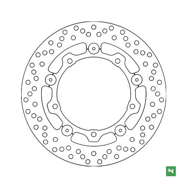 Bremsscheibe DF4089AFC (4 mm) ,schwimmend Ø aussen/innen: 267/132,6 mm, Lochkreis: 149,8 mm 5-Loch (8,6 mm)
