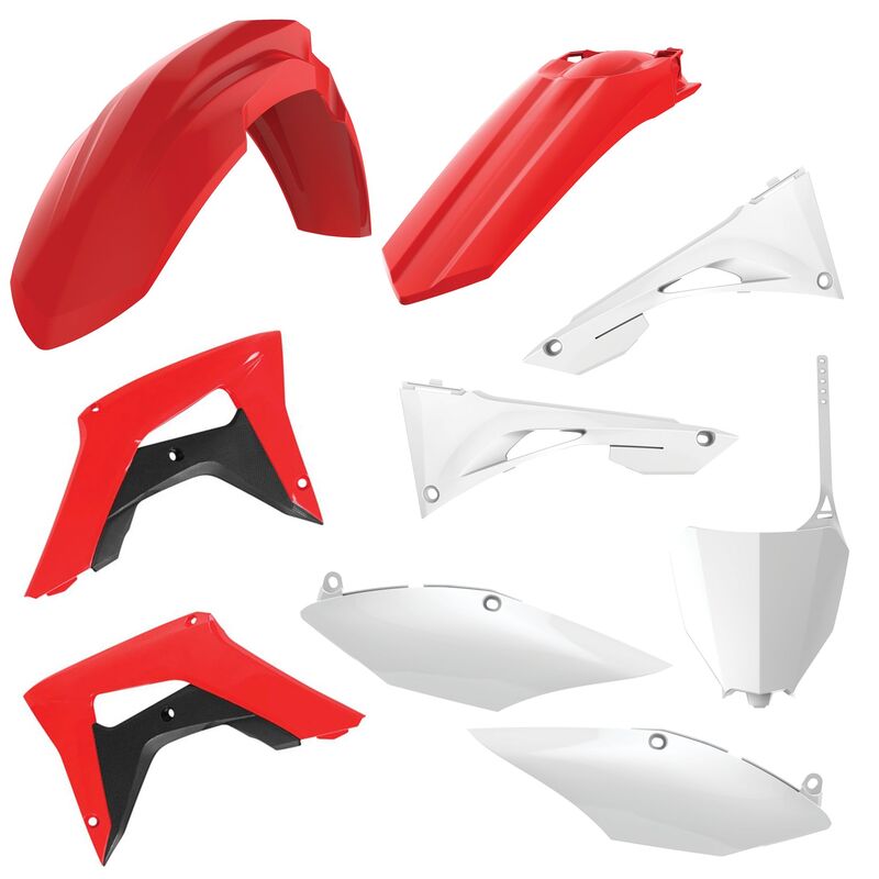 POLISPORT Plastik-Kit Originalfarbe - passend für Honda CRF250RX/450RX