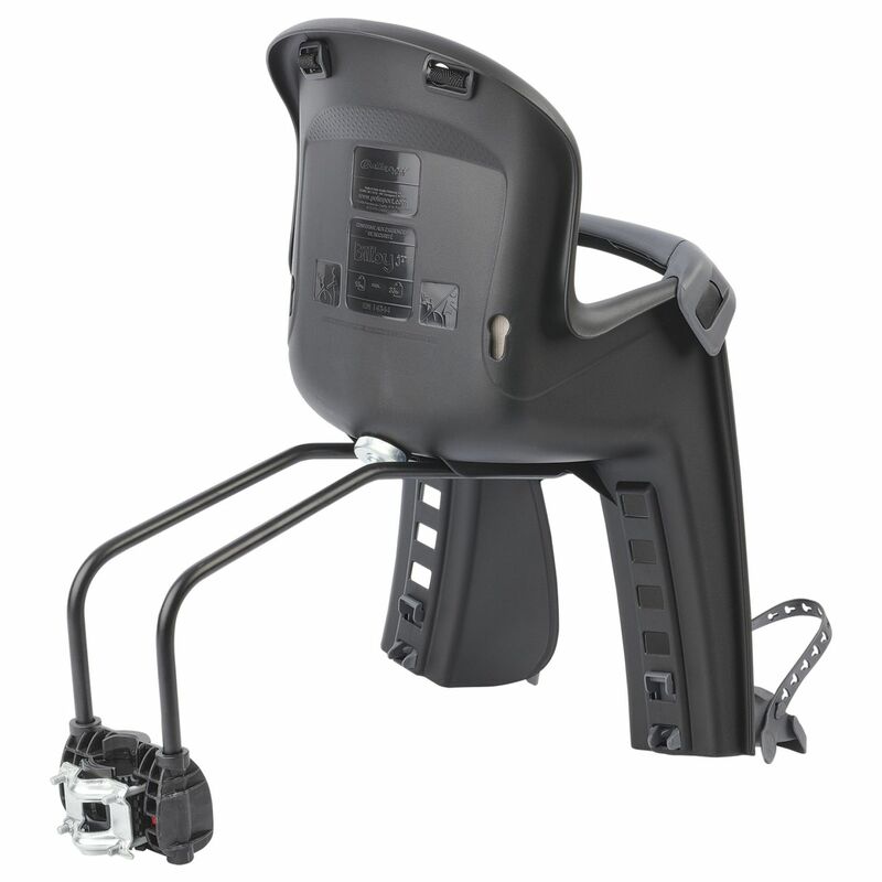 POLISPORT Bilby Junior FF Front Child Bike Seat Frame Mounting - Black/Dark Grey