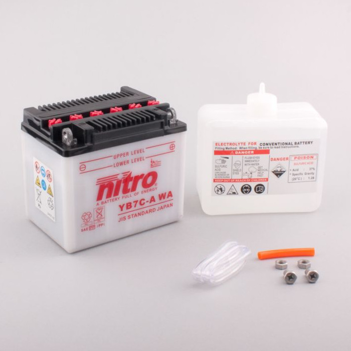 Batterie Nitro YB7C-A 8AH WA Batterie Nitro YB7C-A 8AH WA