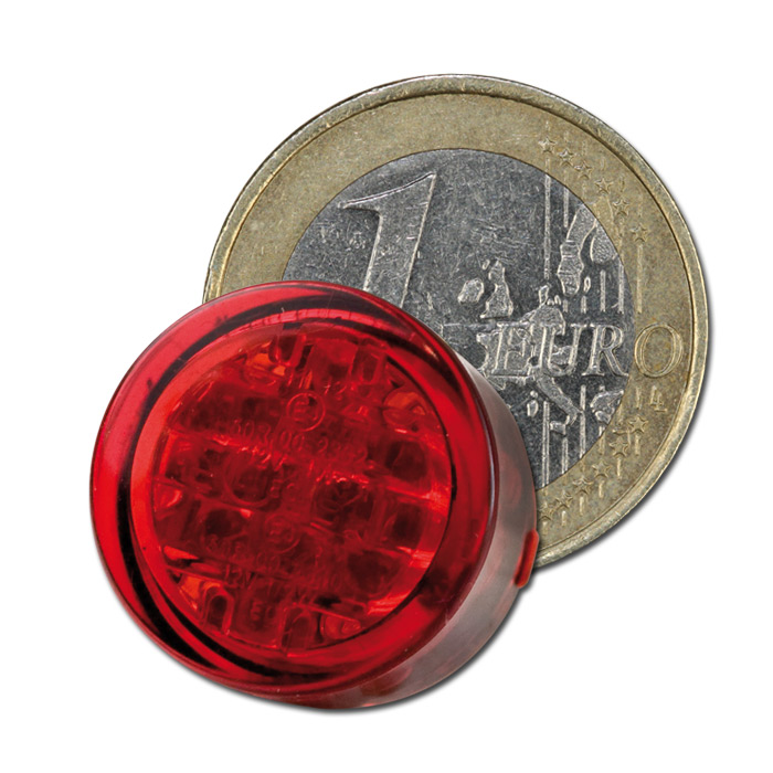LED-Einbaurücklicht Twenty rot