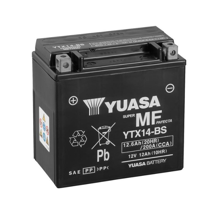 Batterie YUASA YTX14-BS 12 AH MF Batterie YUASA YTX14-BS 12 AH MF
