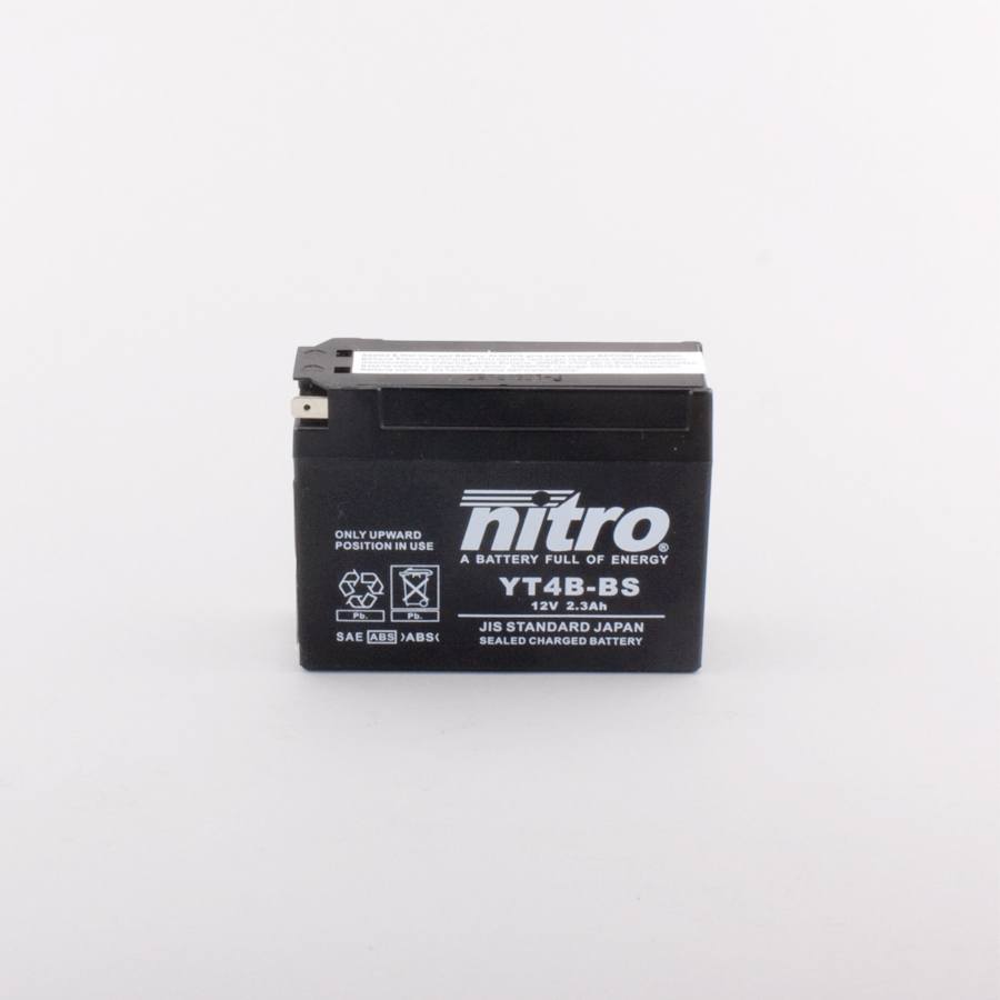 Batterie NITRO NT4B-BS (CP) mit Säurepack 12V/2,3Ah [114x39x87] CCA=40A