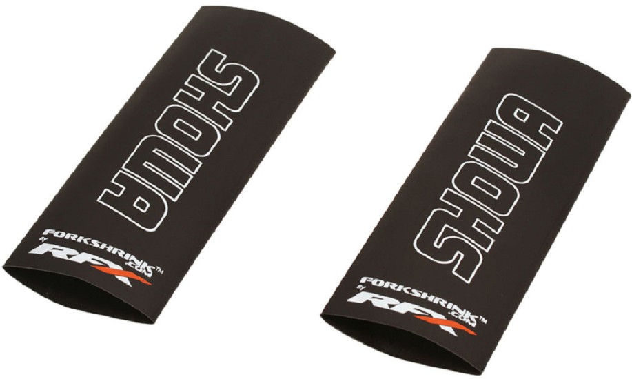 RFX Race Series Gabelschrumpfschlauch - Schutz mit Showa-Logo - Weiß