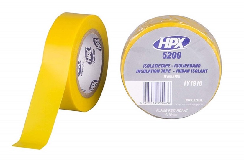 HPX Isolierband gelb 19 mm x 10 m