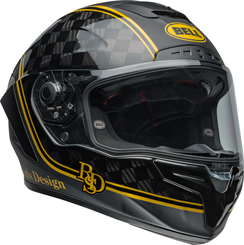 BELL Race Star DLX Flex Helm - RSD Player Matte/Gloss Black/Gold