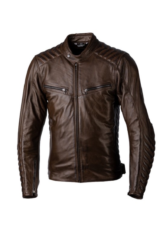 RST Roadster 3 CE Lederjacke - Braun Größe XL