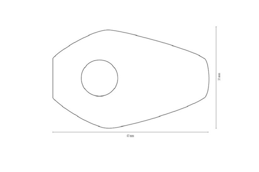 SHIN YO Indy Spacer Montageplatten für div. passend für Kawasaki, passend für Yamaha,passend für Suzuki, Set