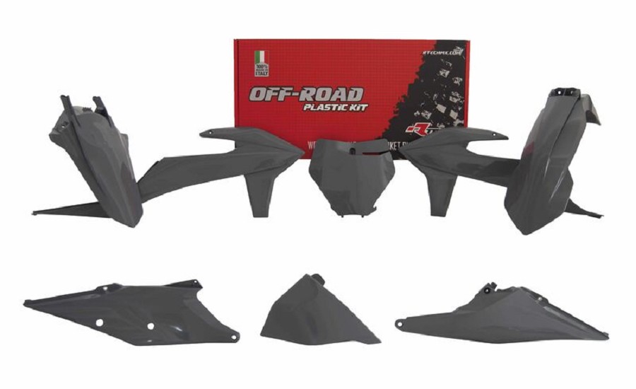 RACETECH Kunststoff-Kit Verkleidungsteile Grau passend für KTM SX RACETECH Kunststoff-Kit Verkleidungsteile Grau passend für KTM SX