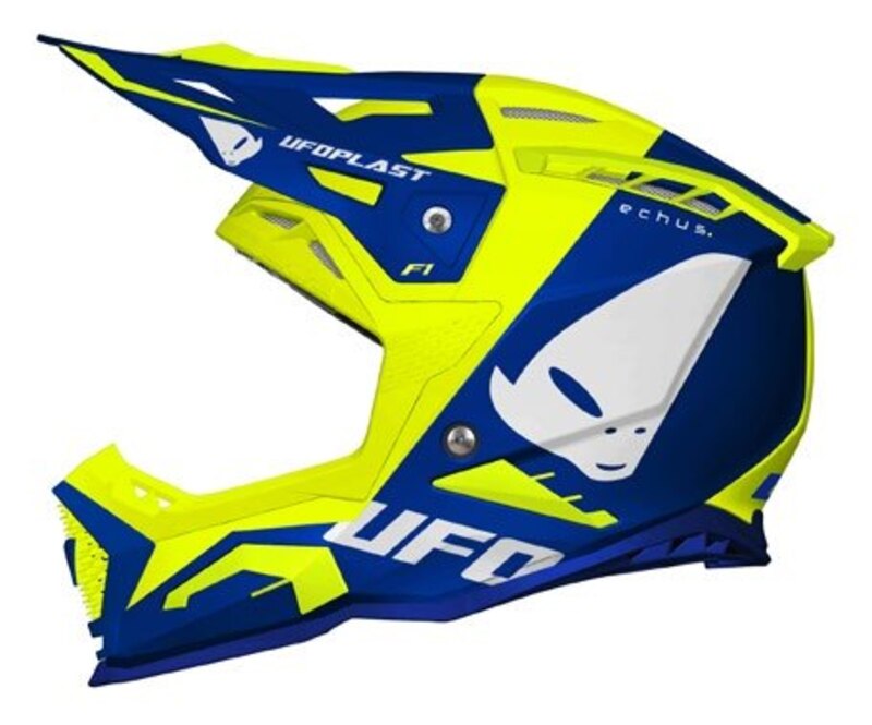 UFO Echus Helm - Neon Gelb