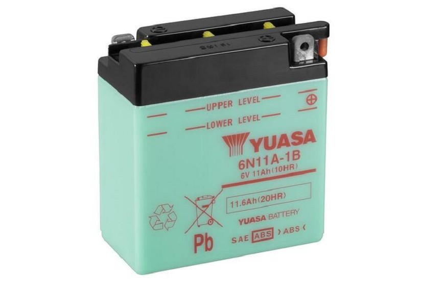 YUASA Blei/Säure Batterie ohne Säurepack - 6N11A-1B YUASA Blei/Säure Batterie ohne Säurepack - 6N11A-1B
