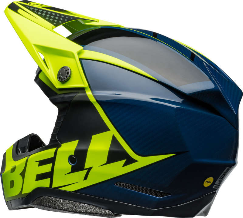 BELL Moto-10 Spherical Helm - Sliced Matte/Gloss Retina/Blue