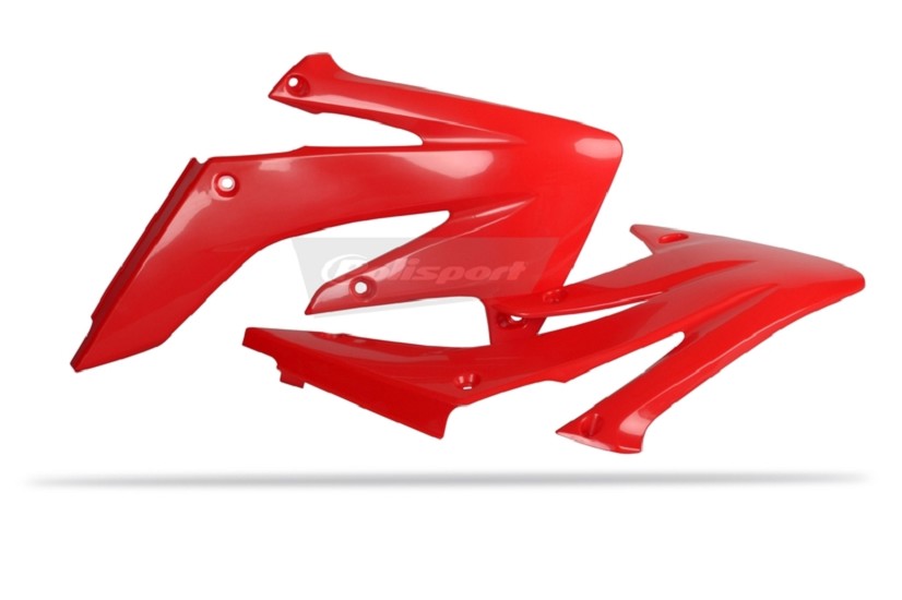POLISPORT Kühlerspoiler seitlich CRF250R 04-09 Rot