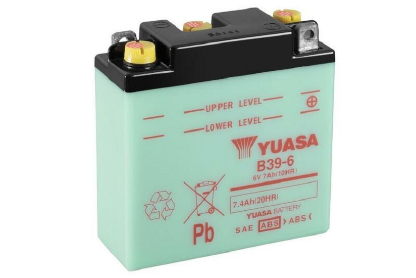 YUASA Blei/Säure Batterie ohne Säurepack - B39-6 YUASA Blei/Säure Batterie ohne Säurepack - B39-6