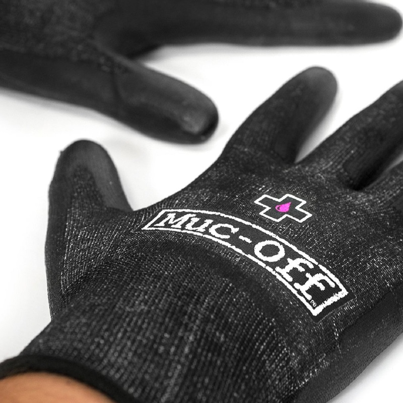 MUC-OFF Werkstatthandschuhe schwarz Größe M
