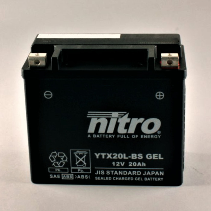 Batterie Nitro NTX20L / YTX20L 20AH GEL