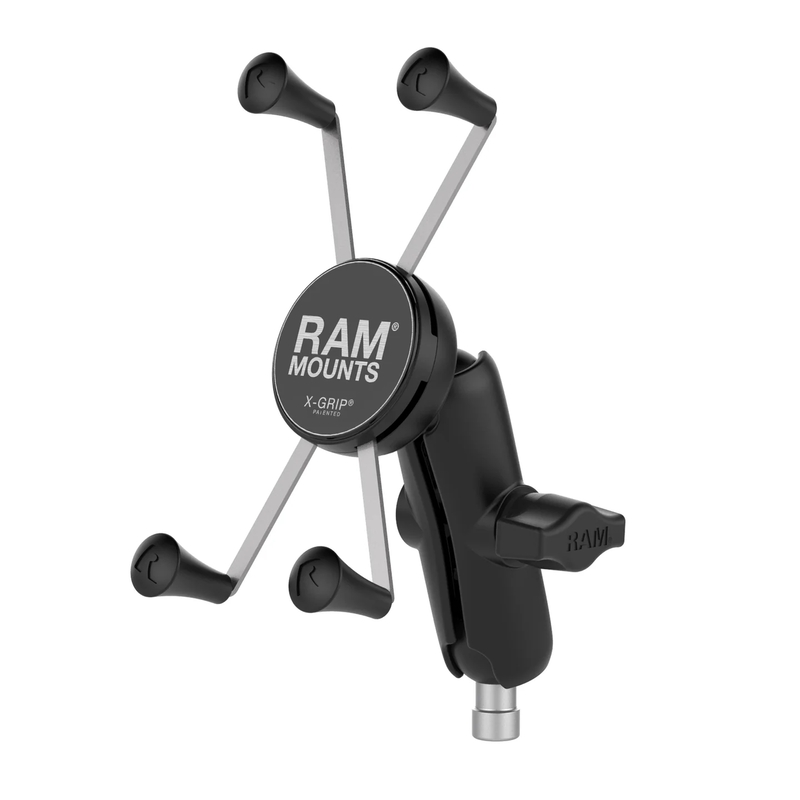 RAM MOUNTS X-Grip® Mittelarm-Telefonhalterung mit Lenkerklemmsockel - großes Telefon