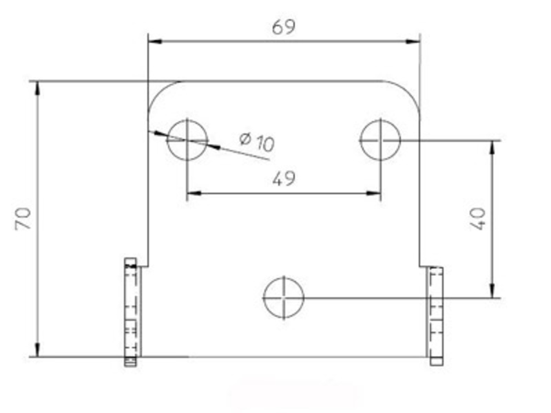 HIGHSIDER Kennzeichenhalter Universal type 3