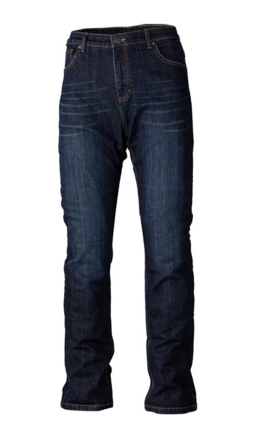 RST Verstärkte Textil-Hose 2 CE, gerades Bein für Damen - Dunkelblau Denim Größe L RST Verstärkte Textil-Hose 2 CE, gerades Bein - Dunkelblau Denim Größe M