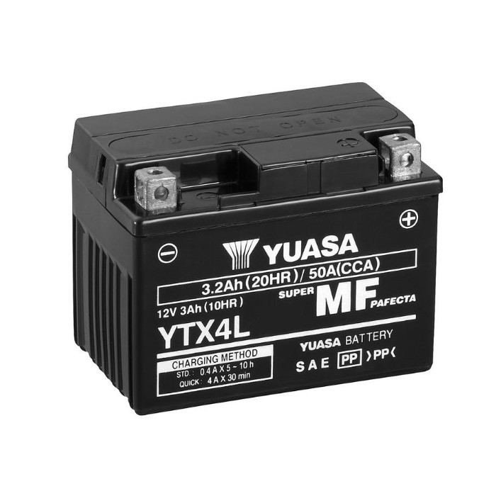 Batterie YUASA YTX4L 3 AH AGM