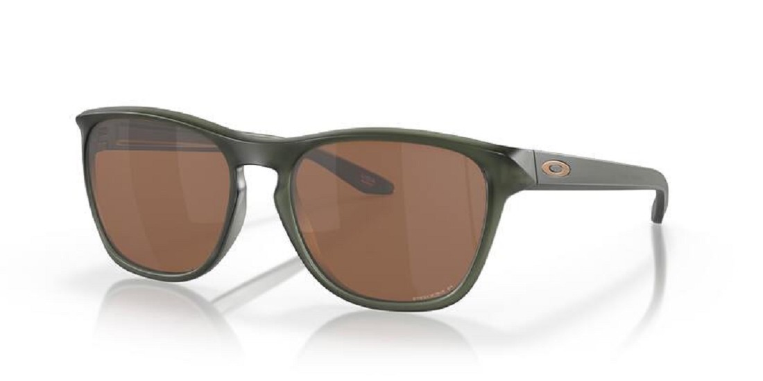 OAKLEY Manorburn Sonnenbrille - Prizm Tungsten polarisierende Gläser, mattierter Olive Ink Rahmen