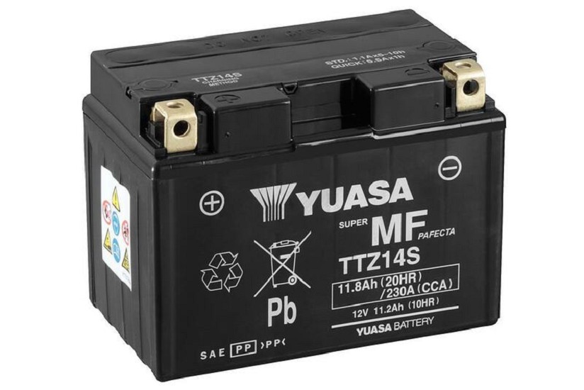 YUASA Wartungsfreie Batterie mit Säurepack - TTZ14S YUASA Wartungsfreie Batterie mit Säurepack - TTZ14S