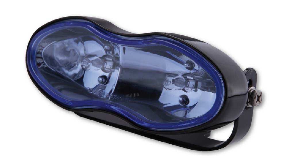 SHIN YO Fern- und Nebelscheinwerfer Schwarz blaues Glas 2x H3 55W SHIN YO Fern- und Nebelscheinwerfer Schwarz blaues Glas 2x H3 55W