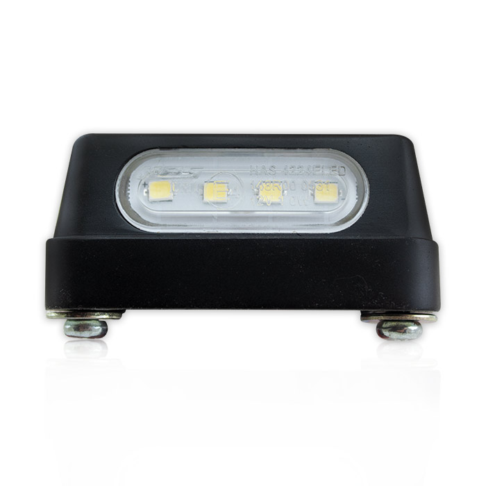 LED-Kennzeichenbeleuchtung Zest schwarz Alu