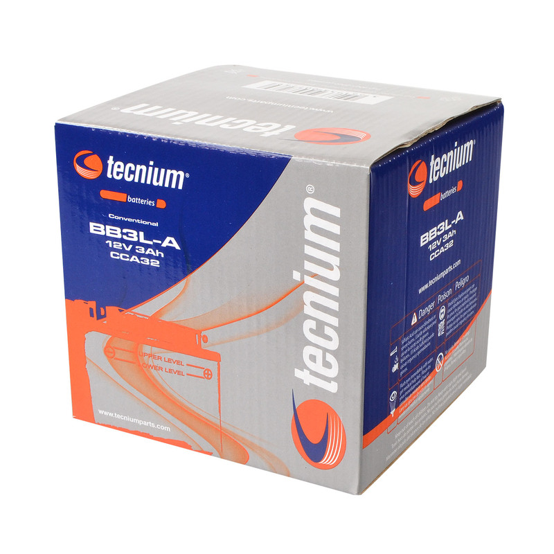 TECNIUM Blei/Säure Batterie mit Säurepack - BB3L-A