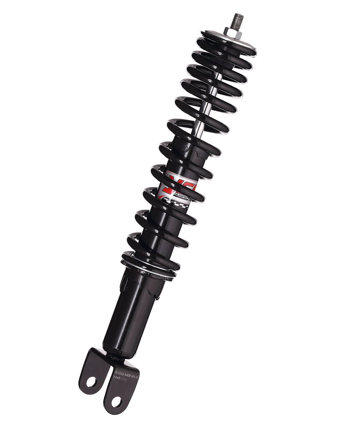Federbein D220-Serie Mono hinten passend für Piaggio Vespa PX 80/E, 125/E, 150/E, 200/E OD220-340P-01-88