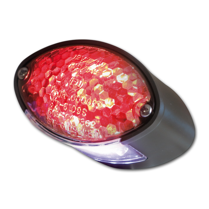 LED-Rücklicht Micro Cateye getönt schwarz