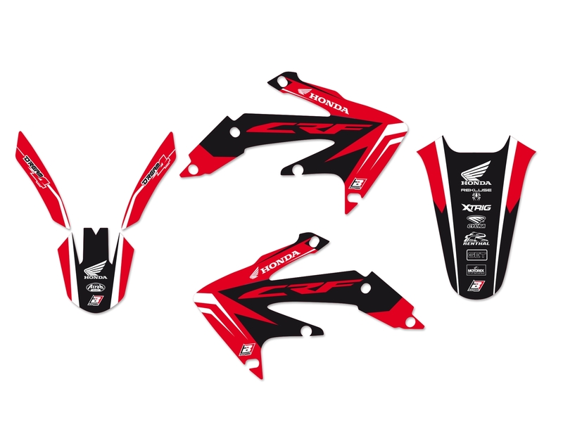 BLACKBIRD Dream Graphic 4 Deko-Kit passend für Honda CRF450X