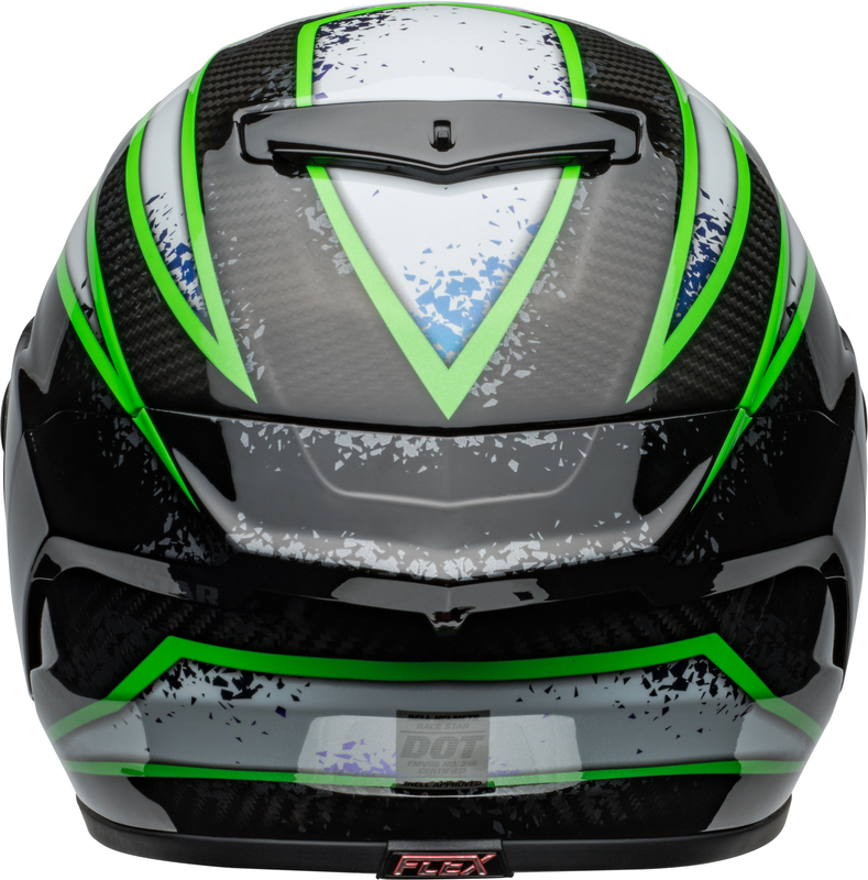 BELL Race Star DLX Flex Helm - Xenon Gloss Black/Kryptonite
