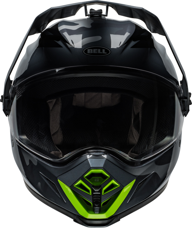BELL MX-9 Adventure MIPS Helm - Alpine Gloss Met Gray/Camo