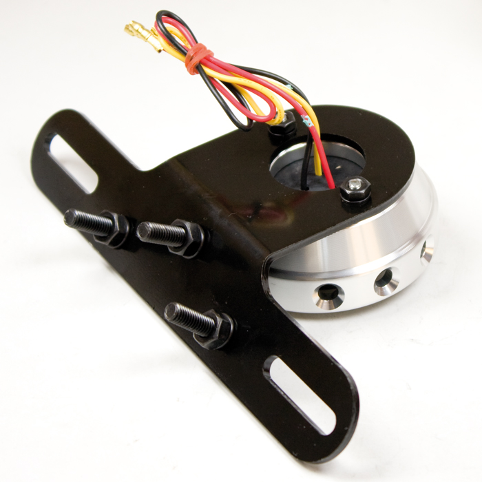 LED-Rücklicht CNC mit Halter getönt