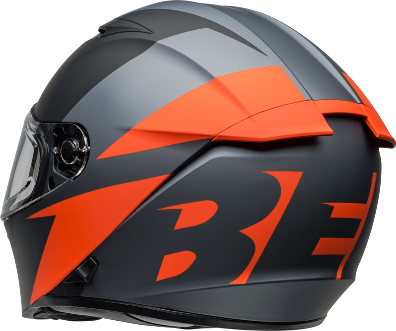 BELL Lithium Helm - Shear Matte Gray/Orange BELL Lithium Helm - Shear Matte Gray/Orange