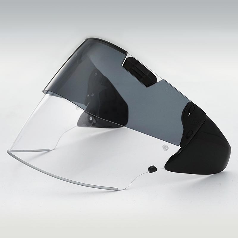 ARAI PSS Pro Visier Komplett mit Sonnenblende Diamond Black ARAI PSS Pro Visier Komplett mit Sonnenblende Diamond Black