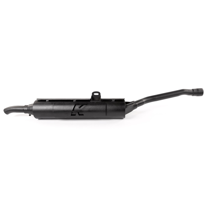 KIMPEX Bolt-On Endtopf Stahl Schwarz