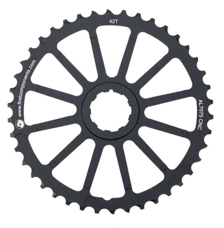 FIRST COMPONENTS Bike Rear Sprocket 42 teeth for Single Chainring Conversion (1x10)
